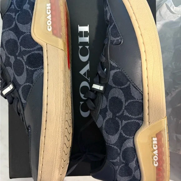 Coach Navy and Gray Sneakers - Picture 5 of 8